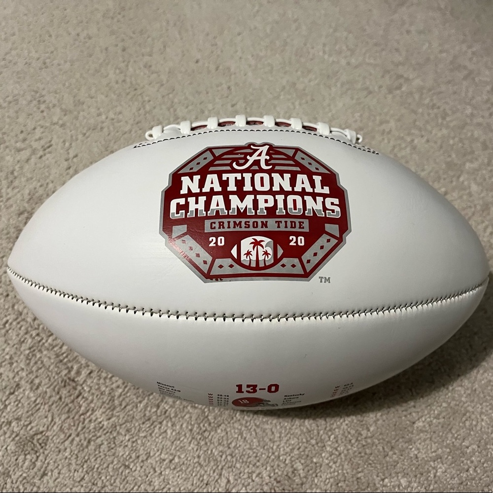 2020 Baden Alabama Crimson Tide National Championship commemorative football.